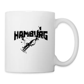 Splash de Hambourg - Mug blanc - blanc - Droite
