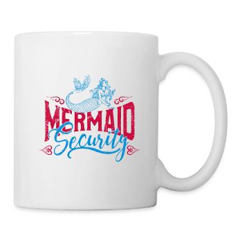 Sirène Sécurité Enterrement de vie de jeune fille JGA - Mug blanc - blanc - Droite
