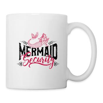 Sirène Sécurité Enterrement de vie de jeune fille JGA - Mug blanc - blanc - Droite