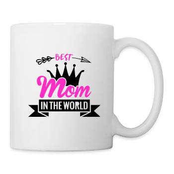Idée cadeau de mère pour la fête des mères Meilleure mère - Mug blanc - blanc - Droite