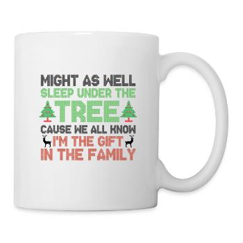 All know i'm the gift in the family - Mug blanc - blanc - Droite