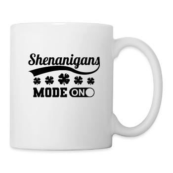 Manigances Mode le jour de la Saint-Patrick de Clover - Mug blanc - blanc - Droite
