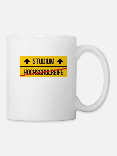 Studium Start Abi Bestanden Abitur Schulabschluss - Tasse - Weiß