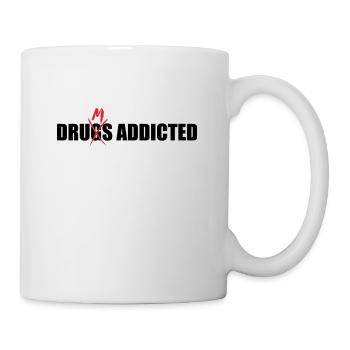 Batterie, Tambour, Musique, Instrument - Mug blanc - blanc - Droite