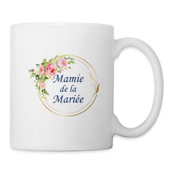 mamie de la mariée - Mug blanc - blanc - Droite