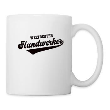 Weltbester Handwerker Bester Handwerk Meister - Tasse - Weiß - Rechts