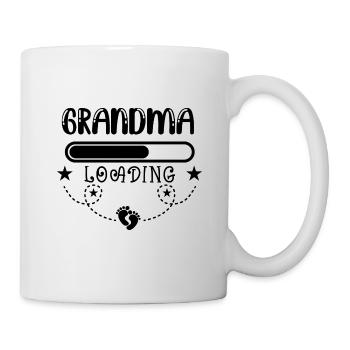Werdende Oma, Endlich werde ich eine Oma - Tasse - Weiß - Rechts
