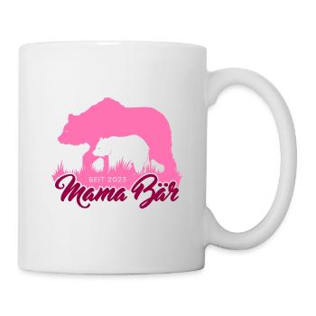 Mama Bär seit 2023 Muttertag Geschenk Weihnachten - Tasse - Weiß - Rechts