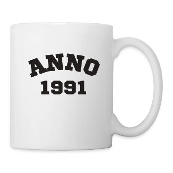 Anno 1991 Birthday Year of birth - Mug - white - Right