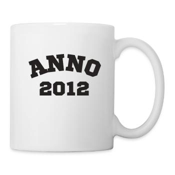 Anno 2012 Geburtstag Geburtsjahr - Tasse - Weiß - Rechts