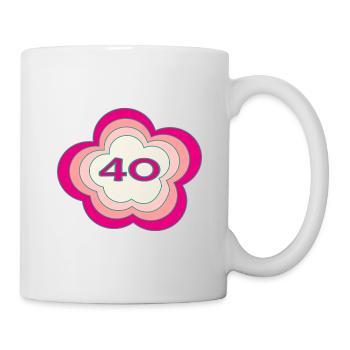 JAHRESTAG. ALLES GUTE ZUM GEBURTSTAG. ALLES GUTE ZUM GEBURTSTAG. - Tasse - Weiß - Rechts