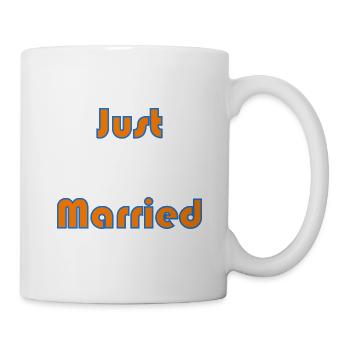 JUST MARRIED. bachelorette party. SAINT VALENTINE. COUPLE. - Mug - white - Right