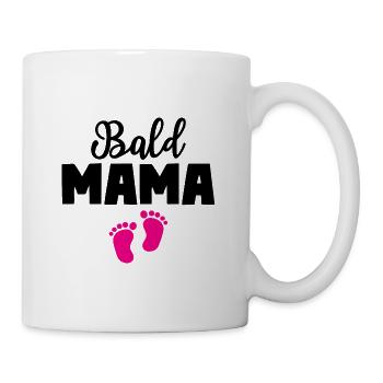 Bald Mama Tochter Baby Mutter - Tasse - Weiß - Rechts