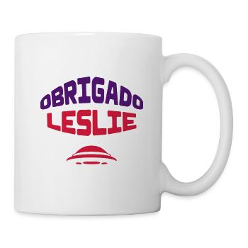 Obrigado Leslie - Mug blanc - blanc - Droite