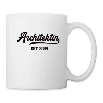Architektin Architektur Studentin Abschluss 2024 - Tasse - Weiß - Rechts