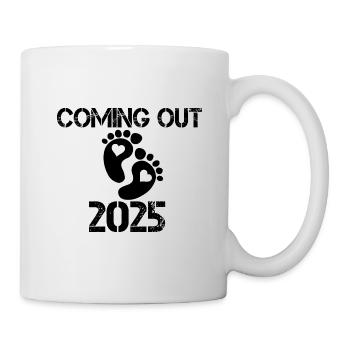 Mother 2025 loading, I will be a mother in 2025 - Mug - white - Right