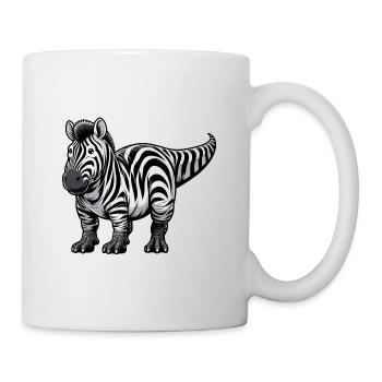 Brontosaur Zebra Fusion: Fantastic - Mug - white - Right