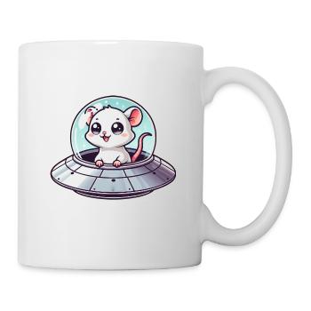 Rat and Mouse UFO Abduction - Mug - white - Right