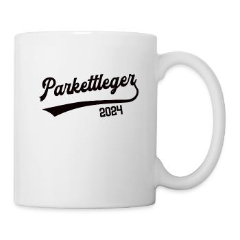 Parkettleger 2024 Beruf Bodenleger Schreinerei - Tasse - Weiß - Rechts
