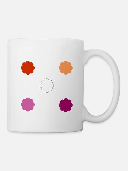 Subtiler lesbischer Stolz - Tasse - Weiß