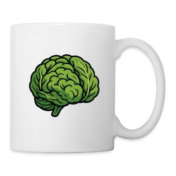 Cerveau de laitue - Mug blanc - blanc - Droite