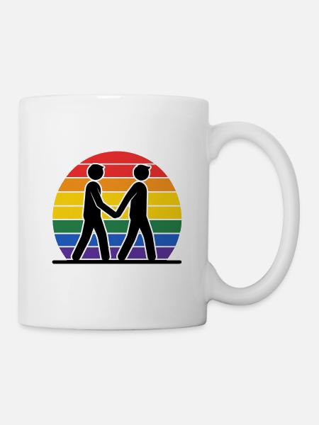 Gay Männer - Tasse - Weiß