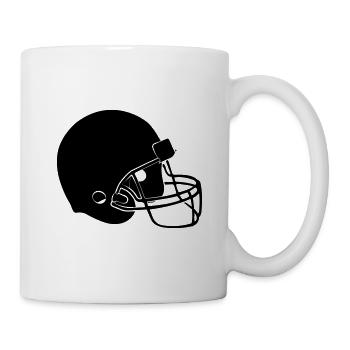 football helm - Mug - white - Right