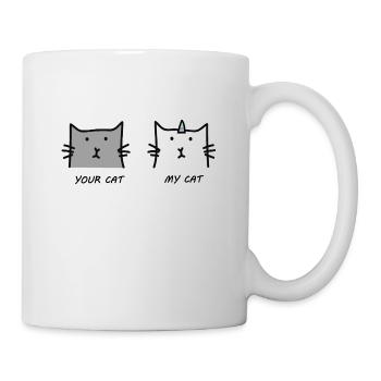 Your cat, my cat. - Mug - white - Right