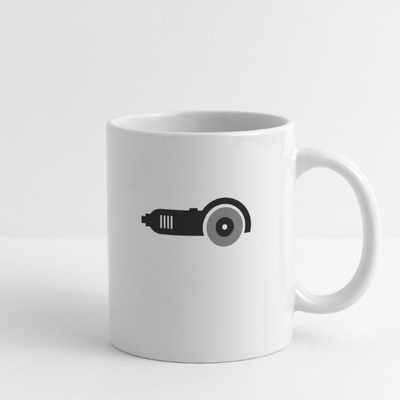 Angle Grinder Tool Craftsman Construction Site Mug