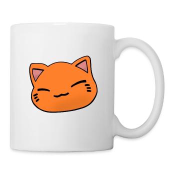 Nemuri Neko, Dormir orange chat, - Mug blanc - blanc - Droite