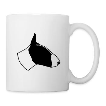 Hund Hunde Kampfhund - Tasse - Weiß - Rechts