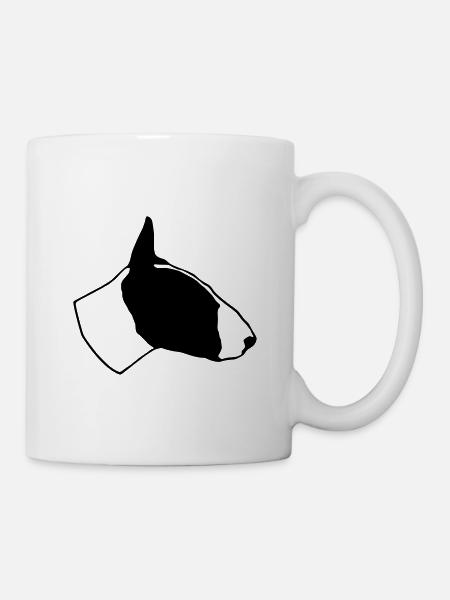 Chien chiens combat chien - Mug blanc - blanc