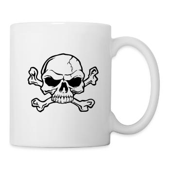 Pirate Skull - Mug - white - Right