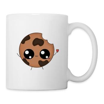 Biscuit with heart - Mug - white - Right