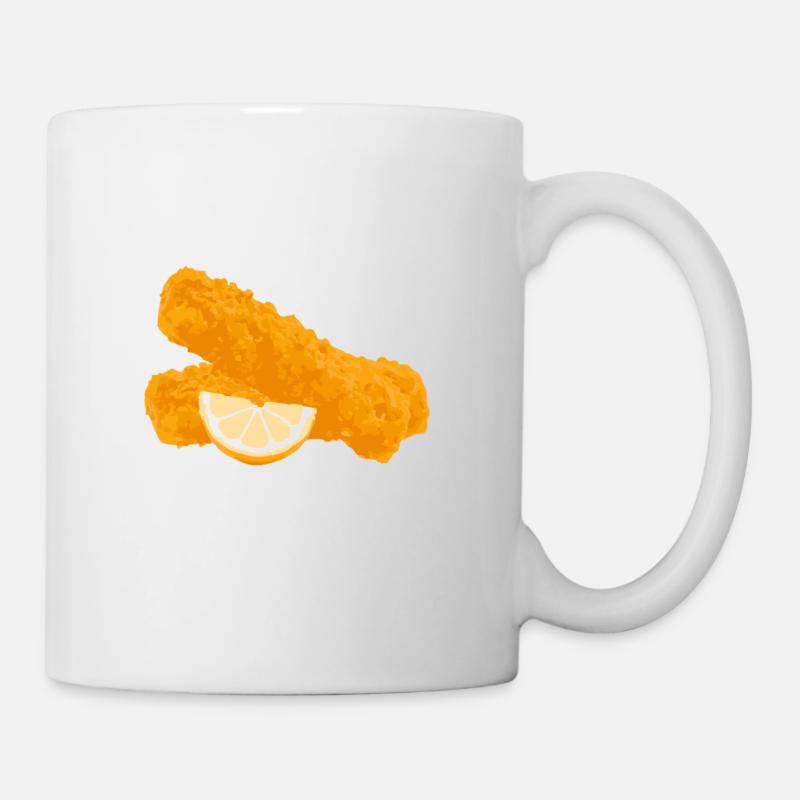 Bâtonnets de poisson - Mug blanc - blanc