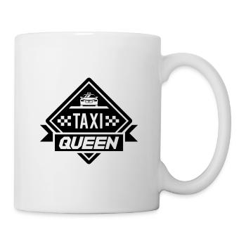 Farben änderbar | Taxi Königin - Tasse - Weiß - Rechts