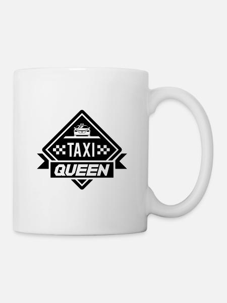 Colors can be changed | Taxi Queen - Mug - white