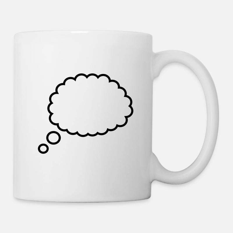 Thinking bubble - Mug - white