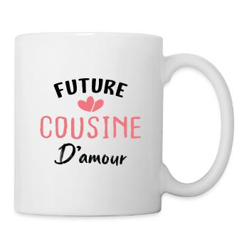 future cousine d'amour - Mug blanc - blanc - Droite