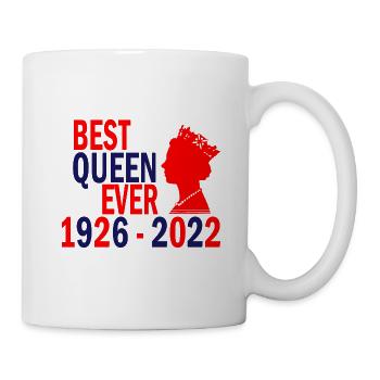 queen best ever Elisabeth II 1926 - 2022 - Mug blanc - blanc - Droite