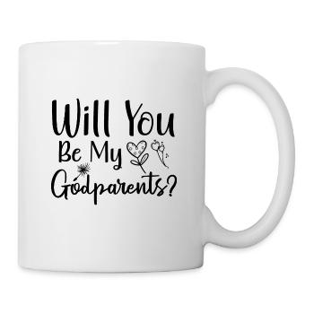 Would you like my godparents to be godparents? - Mug - white - Right