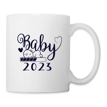 I will finally be a mother in 2023, baby will come in 2023 - Mug - white - Right