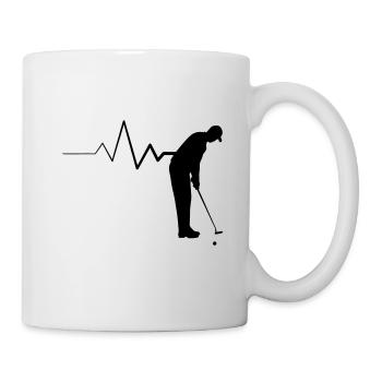 Golf Heatbeat - Tasse - Weiß - Rechts