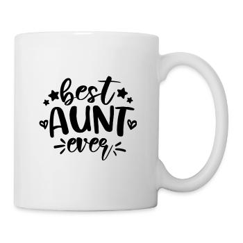 Best aunt in the world Super aunt godmother - Mug - white - Right