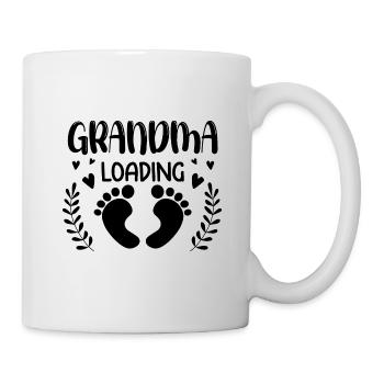 Werdende Oma, Endlich werde ich eine Oma - Tasse - Weiß - Rechts