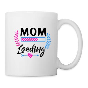 Werdende Mutter, Endlich werde ich ein Mama - Tasse - Weiß - Rechts