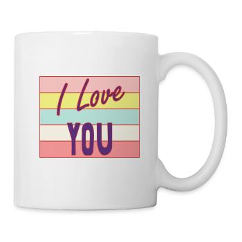 PAAR. ICH HABE GERADE GEHEIRATET. Junggesellinnenabschied. HEILIGER VALENTINSTAG. MARIES - Tasse - Weiß - Rechts