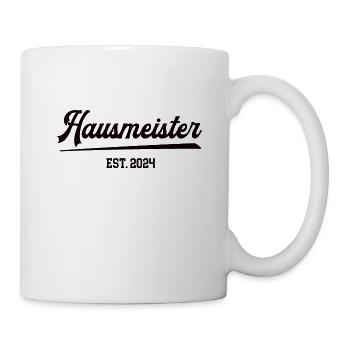 Hausmeister 2024 Beruf Haustechniker Hauswart - Tasse - Weiß - Rechts