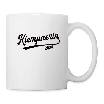 Klempnerin 2024 Meisterin Gas Wasser Installateur - Tasse - Weiß - Rechts