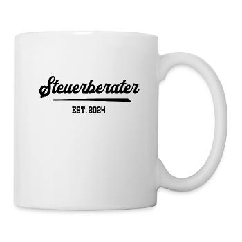 Steuerberater est 2024 Steuerberatung Berater - Tasse - Weiß - Rechts